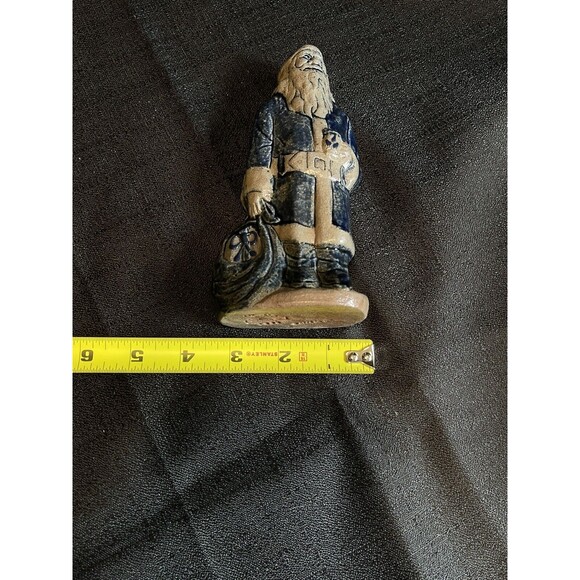 1990 Rowe Pottery Works Annual Santa RPW Salt Glazed 6.5" Father Christmas - Picture 9 of 9